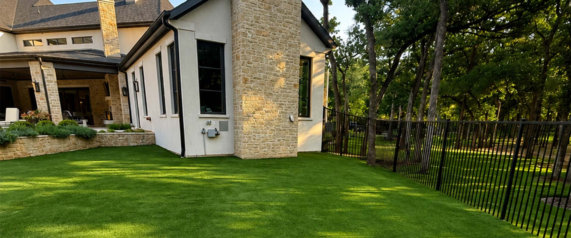 Poolside turf