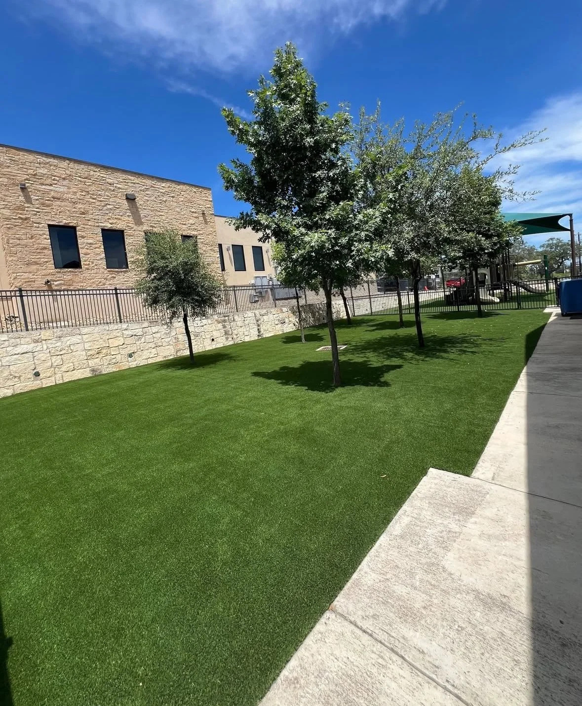 Playground & Walkway Turf Installation