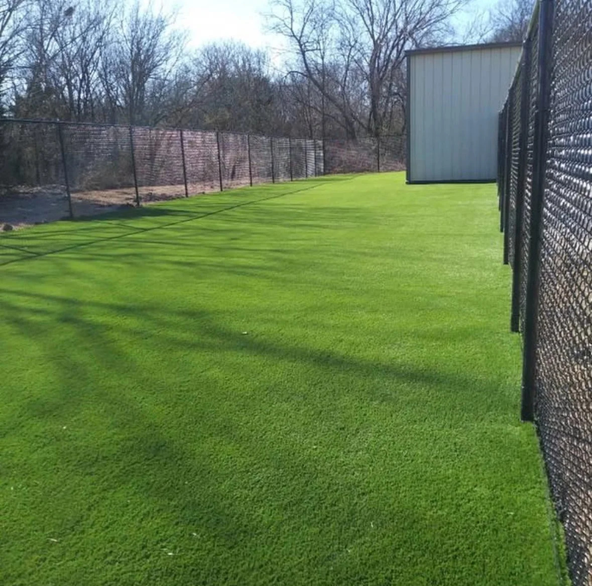 Outdoor Pet Facility Turf Installation