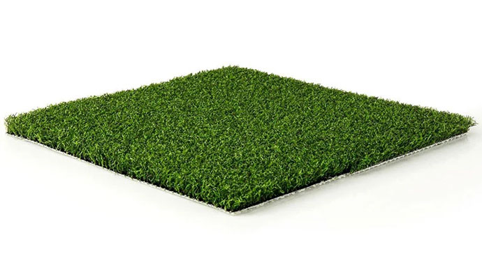 Square piece of birdie golf turf